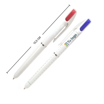 Bolígrafo Plástico Samu Bicolor