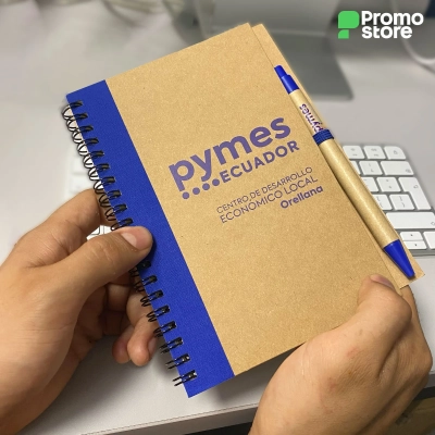 Cuaderno Eco Con Bolígrafo 13,5x18cm