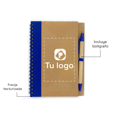 Cuaderno Eco Con Bolígrafo 13,5x18cm