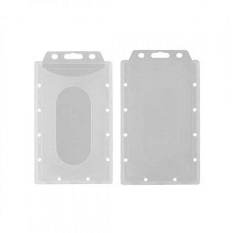 Portacredencial de plástico semirigido