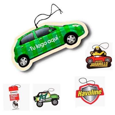 Ambientales para Autos full color dos lados