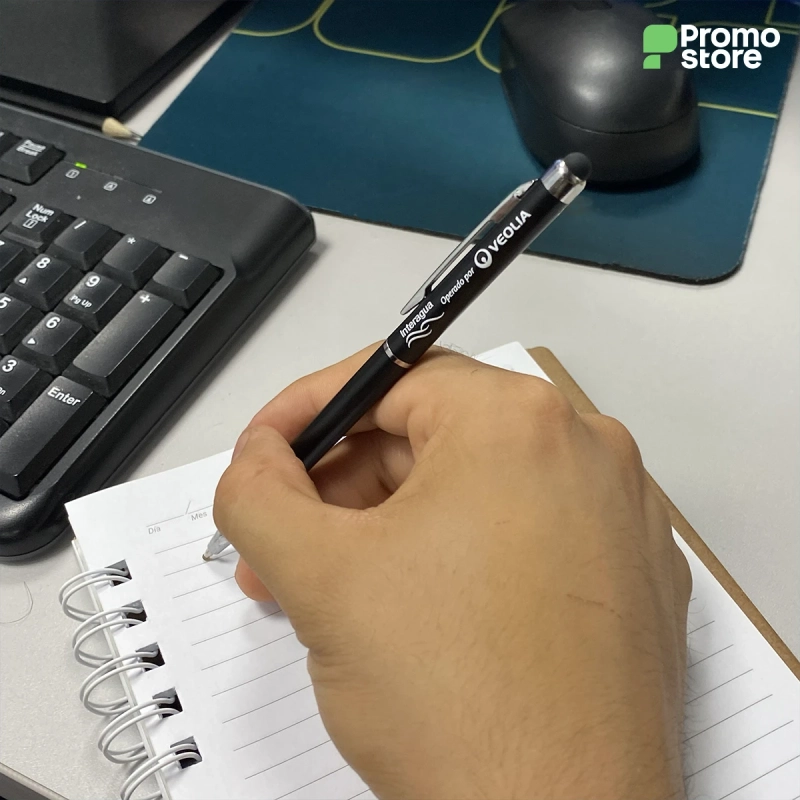 Bolígrafo Milas Touch Metálico