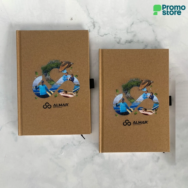 Libreta Kraft Pasta Dura 14,5x21cm