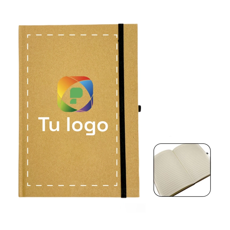 Libreta Kraft Pasta Dura 14,5x21cm