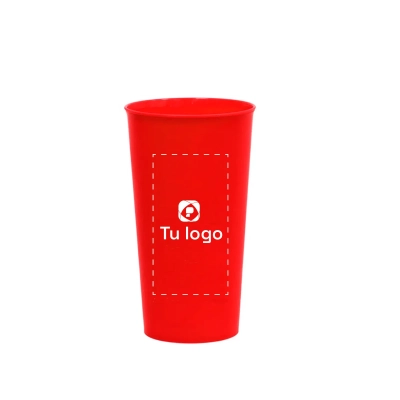 Vaso plástico 500ml Un Color
