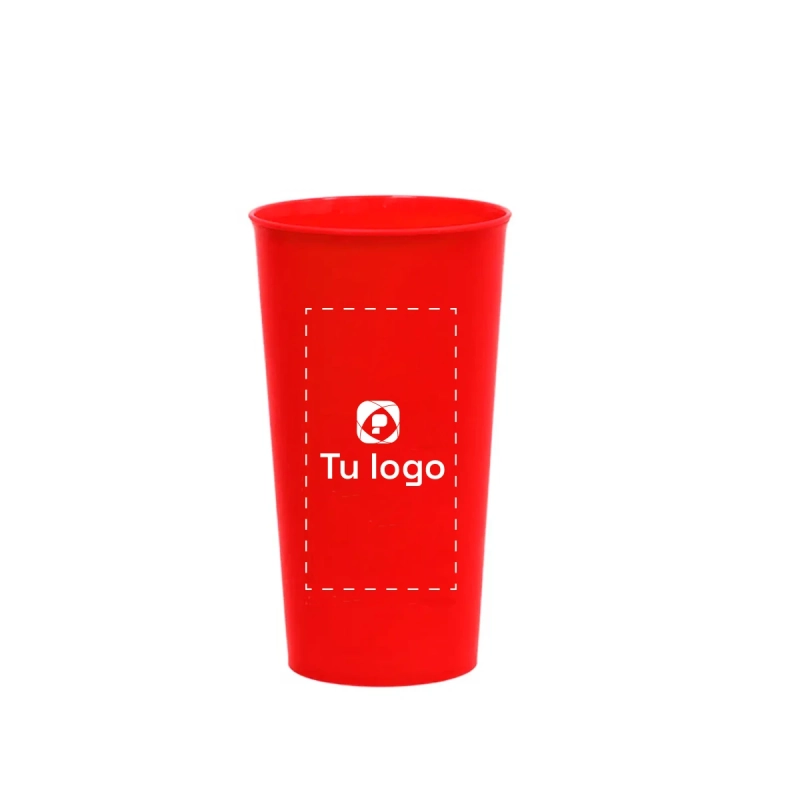 Vaso plástico 500ml Un Color