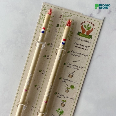 Lápiz con semilla personalizado