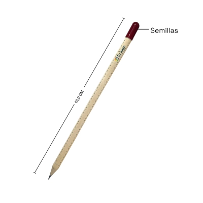 Lápiz con semilla personalizado