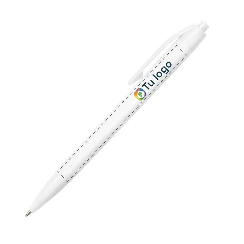 Bolígrafo Plástico White Pro