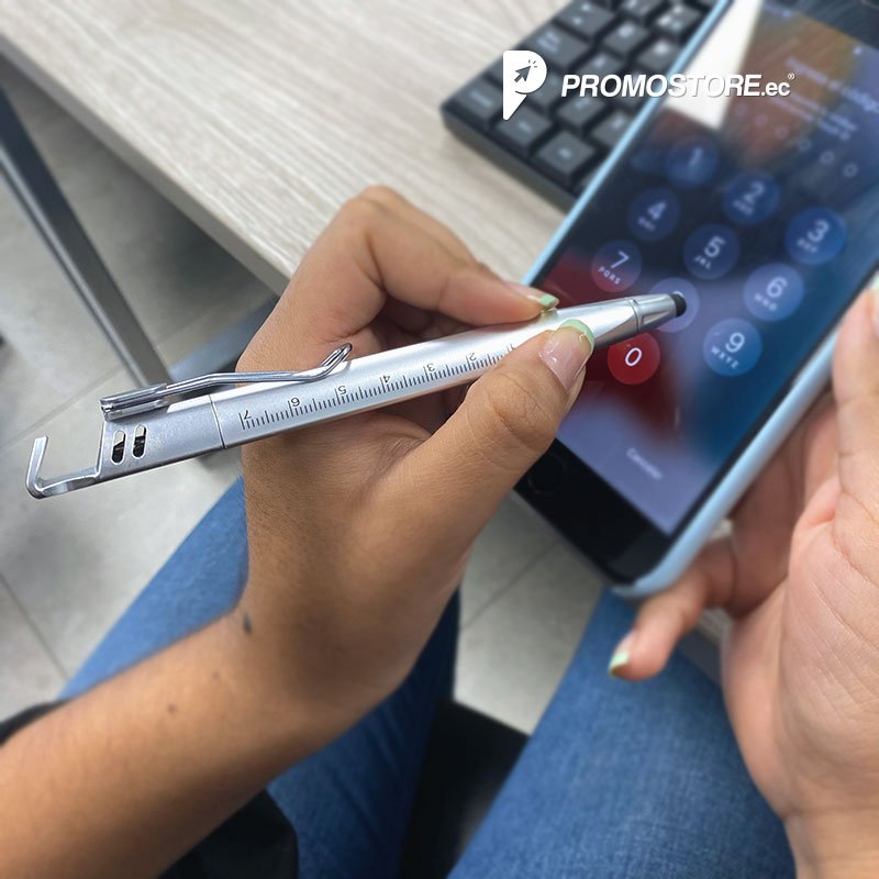 Bolígrafo Multifunción 8 en 1