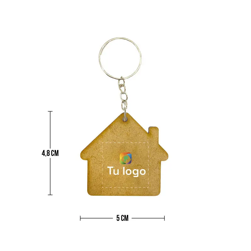 Llavero MDF de Casa