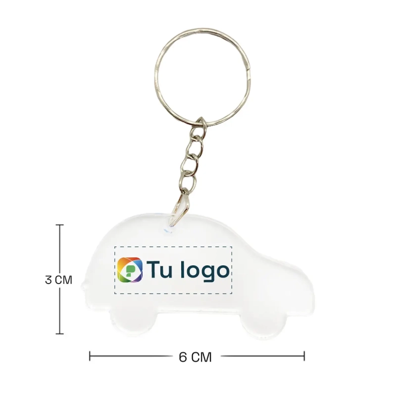 Llavero de Acrílico Carro