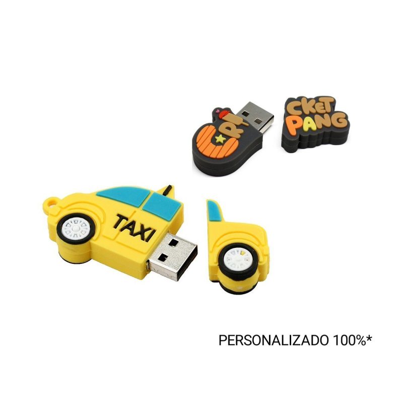 Pendrive Rubber personalizado 2D
