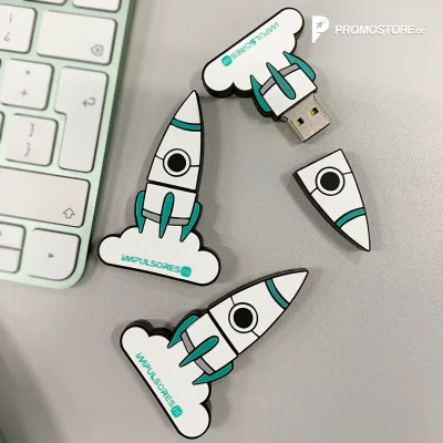 Pendrive Rubber personalizado 2D