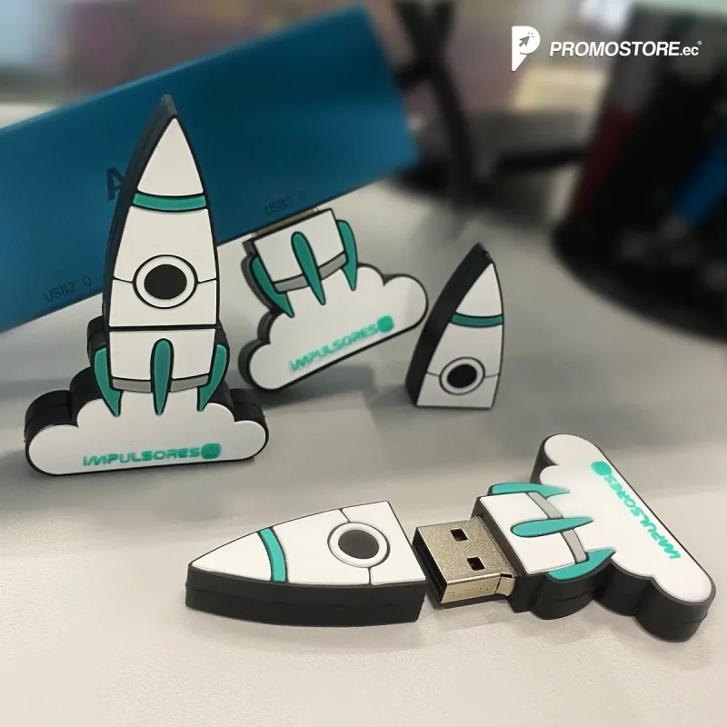 Pendrive Rubber personalizado 2D