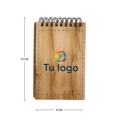 Mini Libreta Premium MDF laminado A6