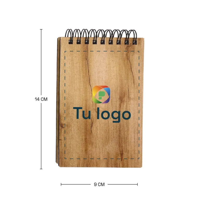 Mini Libreta Premium MDF laminado A6