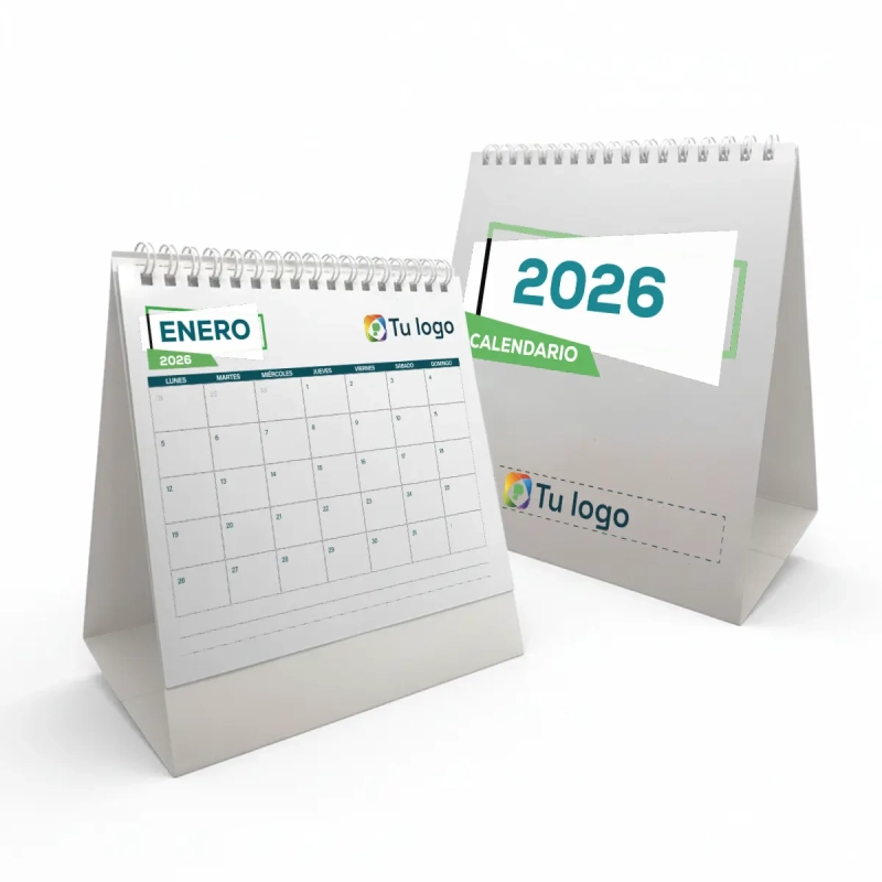Calendario de escritorio 15,5×16,5 cm