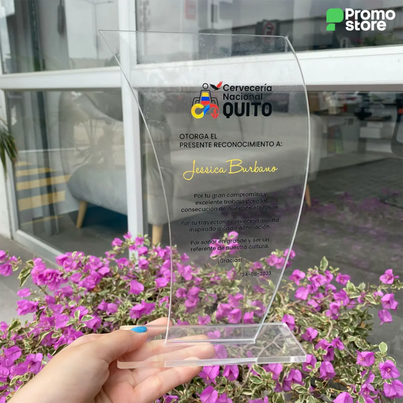 Placa de reconocimiento