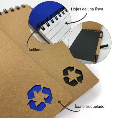 Mini libreta ecológica Terra 9×14 cm