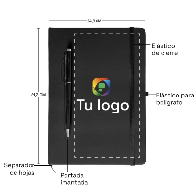 Libreta + bolígrafo Elegant