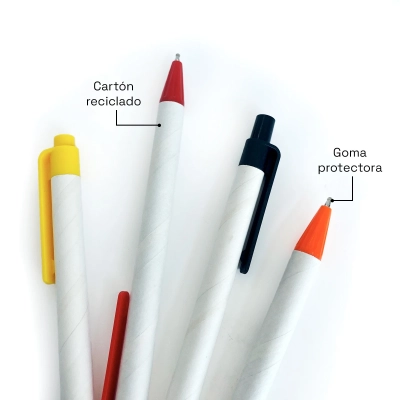 Bolígrafo Ecológico white