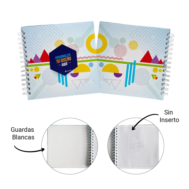 Cuaderno anillado 20×21 cm