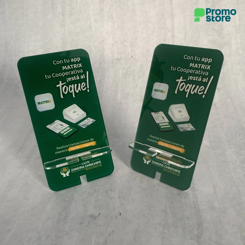 Porta celular de acrílico