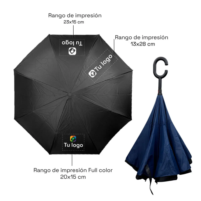 Paraguas reversible Pri