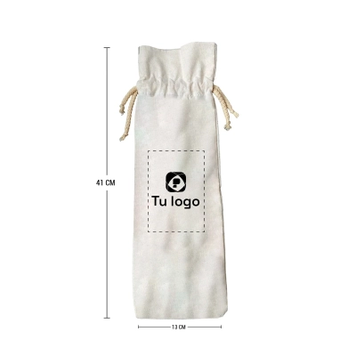 Bolso de lienzo para vino