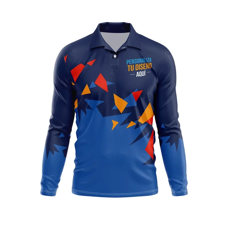 Camiseta Polo manga larga full color