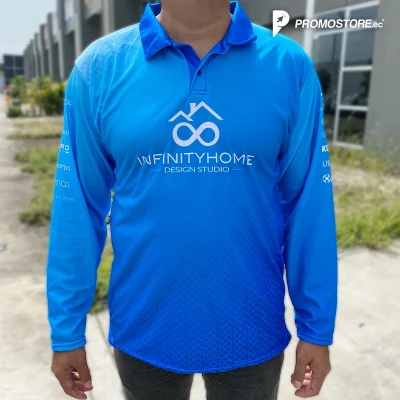 Camiseta Polo manga larga full color