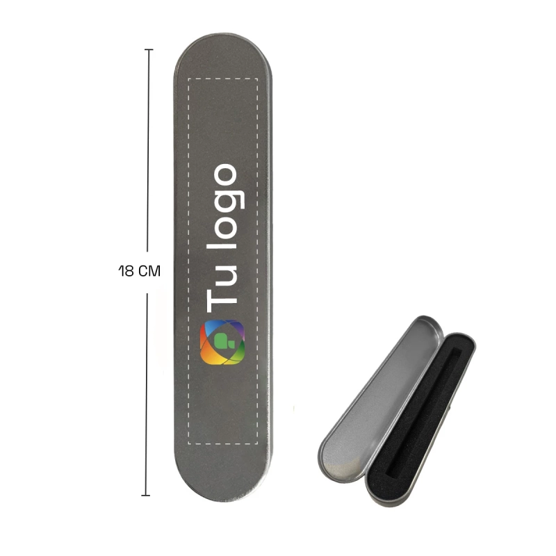 Estuche metálico para bolígrafo