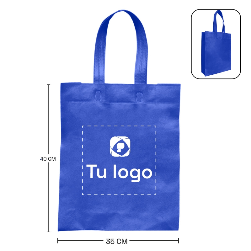 Bolso de Cambrela termosellado con Fuelle 35x40x9cm