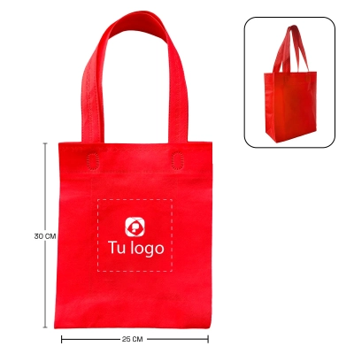 Bolso de cambrela termosellado con fuelle 25x30x9cm