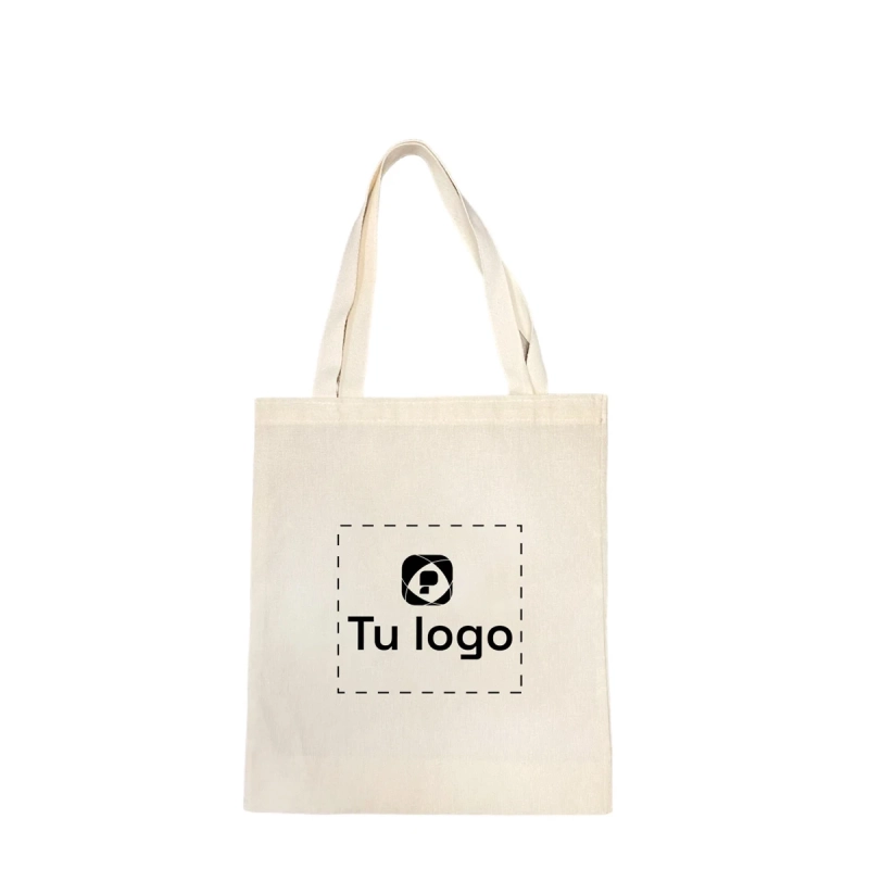 Tote bag de lienzo 28x32cm Un color