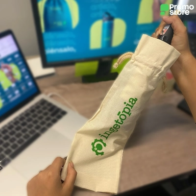 Bolso de lienzo para vino