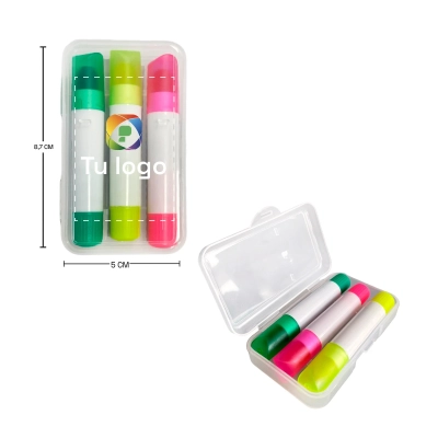 Set resaltadores 3 colores