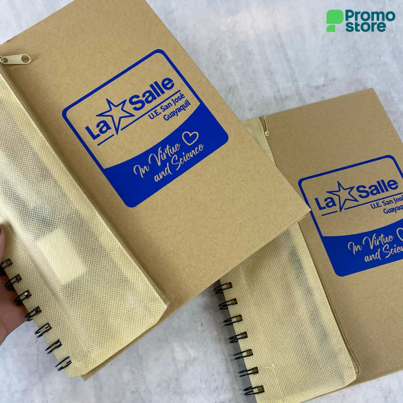 Cuaderno eco + cartuchera