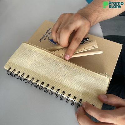 Cuaderno eco + cartuchera