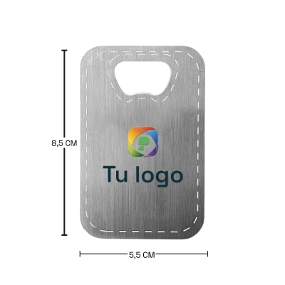 Tarjeta destapador inox