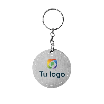 Llavero circular inox