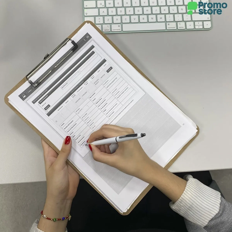 Tablero porta papeles